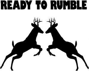 Bucks Fighting Hunting And Fishing car-window-decals-stickers