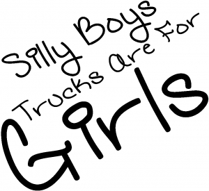 Trucks Are For Girls Off Road car-window-decals-stickers