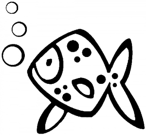 Cute Fish Animals car-window-decals-stickers