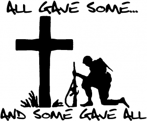 All Gave Some... And Some Gave All Military car-window-decals-stickers