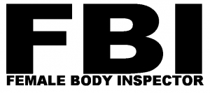 FBI Female Body Inspector Words car-window-decals-stickers