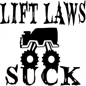 Lift Laws Suck 2 Decal