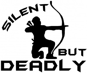 Silent But Deadly Bow Hunting Decal Hunting And Fishing car-window-decals-stickers