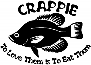 Crappie Fishing Decal Car or Truck Window Decal Sticker - Rad Dezigns