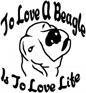 To Love A Beagle Decal