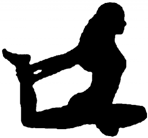 Yoga Pose Decal Girlie car-window-decals-stickers