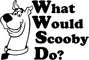 What Would Scooby Do Decal Cartoons car-window-decals-stickers
