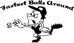 Fastest Balls Around Baseball Decal Sports car-window-decals-stickers