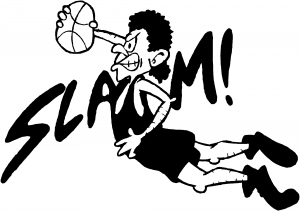 Slam Dunk Basketball Decal
