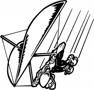 Para Sailing Gliding Decal  Sports car-window-decals-stickers