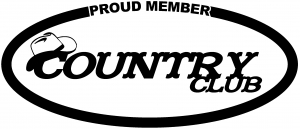 Proud Member Country Club Country car-window-decals-stickers
