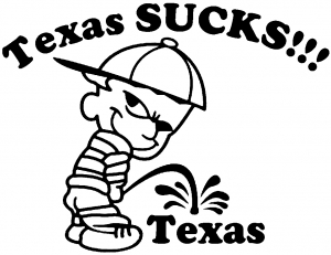 Pee On Texas Pee Ons car-window-decals-stickers