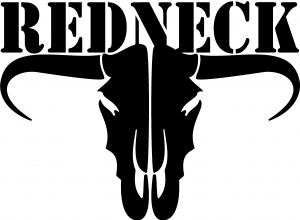 Redneck Longhorn Skull Country car-window-decals-stickers