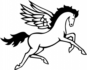 Pegasus Horse Enchantments car-window-decals-stickers