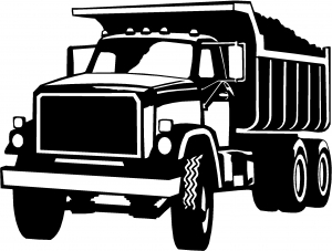 Dump Truck Construction Business car-window-decals-stickers
