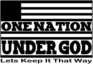 One Nation Under God Christian car-window-decals-stickers