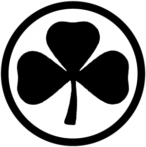 3 Leaf Clover Circle Other car-window-decals-stickers