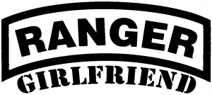 Ranger Girlfriend Military car-window-decals-stickers