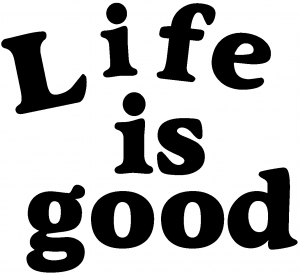 Life Is Good james font Other car-window-decals-stickers
