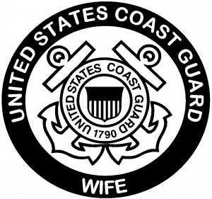 United States Coast Guard Wife Military car-window-decals-stickers
