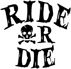 Ride Or Die Biker car-window-decals-stickers