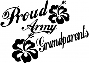 Proud Army Grandparents Hibiscus