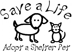 Save a Life Adopt a Shelter Pet Animals car-window-decals-stickers