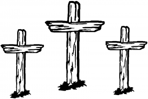 3 Rugged Crosses Christian car-window-decals-stickers