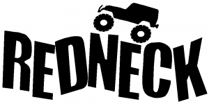 Redneck Jeep Country car-window-decals-stickers