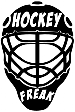 Hockey Freak Goalie Mask Sports car-window-decals-stickers