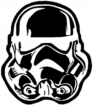 Stormtrooper Sci Fi car-window-decals-stickers