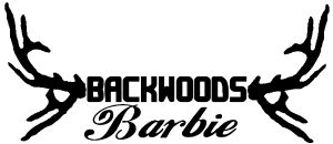 Backwoods Barbie With Antlers Country car-window-decals-stickers