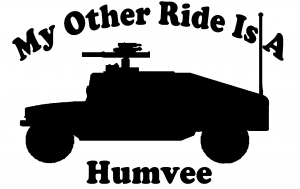 My Other Ride Is A Hummer Humvee