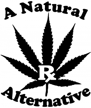 A Natural Alternative Medical Marijuana Other car-window-decals-stickers