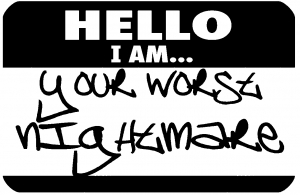 Hello I Am Your Worst Nightmare Funny car-window-decals-stickers
