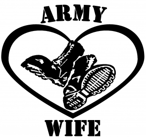 Army Wife Combat Boots Heart