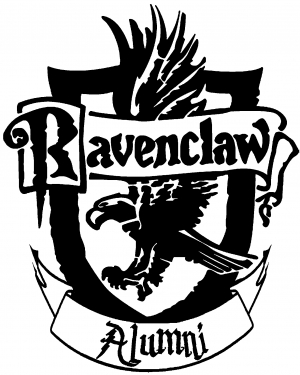 Harry Potter Ravenclaw Alumni Sci Fi car-window-decals-stickers