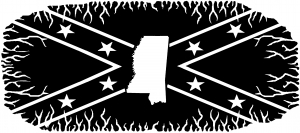 Confederate Rebel Battle Flag Mississippi