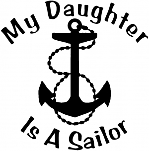My Daughter Is A Sailor With Anchor