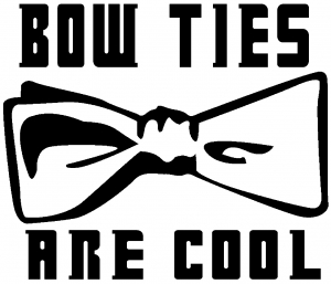 Doctor Who Bow Ties Are Cool Sci Fi car-window-decals-stickers