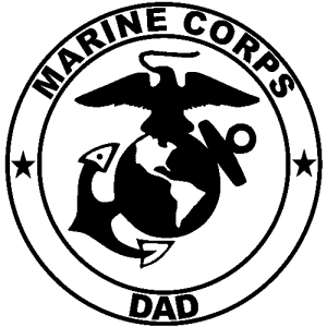 Marine Corps Dad Seal and Logo