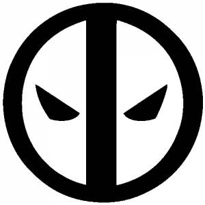 Deadpool Symbol Logo Sci Fi car-window-decals-stickers