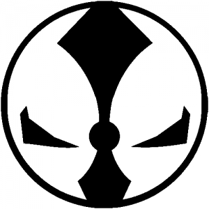 Spawn Symbol Logo Sci Fi car-window-decals-stickers