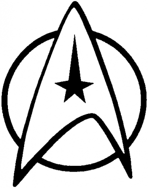 Star Trek Starfleet Symbol Logo Sci Fi car-window-decals-stickers