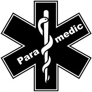 Paramedic EMT Star Of Life Military car-window-decals-stickers