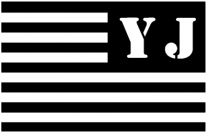Jeep YJ American USA Flag Left Off Road car-window-decals-stickers