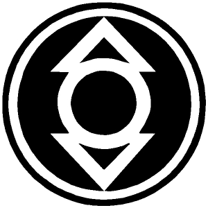 Indigo Lantern Corps Logo Symbol Sci Fi car-window-decals-stickers