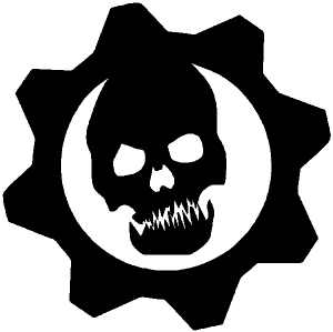Gears 5 Gears of War - Stickers / Decals Gears Logo 2 Stickers Included