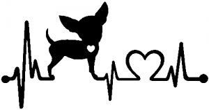 Chihuahua Love Heartbeat Monitor