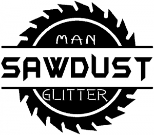 Sawdust Man Glitter Saw Blade